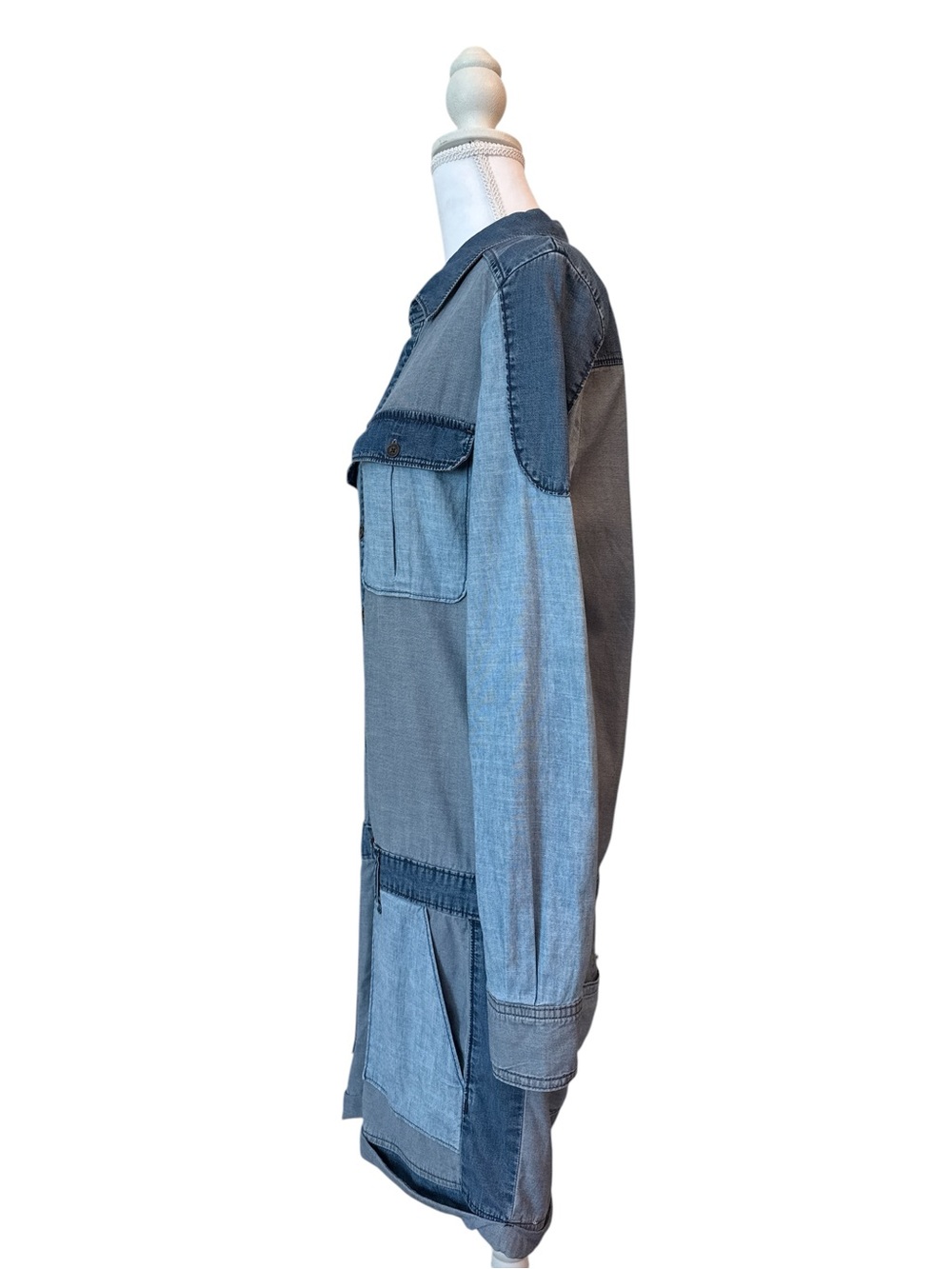PAIGE Light Blue Denim Jumpsuit - Picture 7 of 11